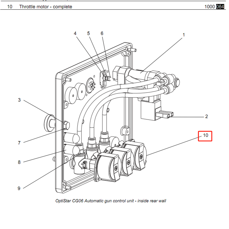 gema cg06 throttle motor